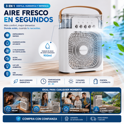 Mini aire acondicionado portatil, Enfriador De Aire Portátil